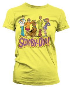 Kvinna Shirtstore | Team Scooby Doo Distressed Girly Tee