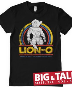 Mann Shirtstore | Lion-O - Swords Of Omen Big & Tall T-Shirt Black