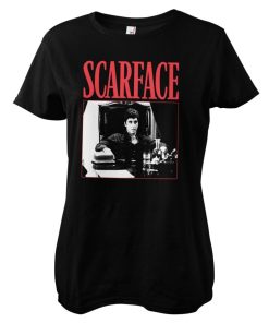 Kvinna Shirtstore | Tony Montana - The Power Girly Tee Black
