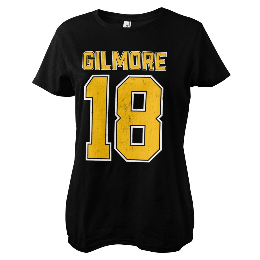 Kvinna Shirtstore | Happy Gilmore Hockey Jersey Girly Tee Black