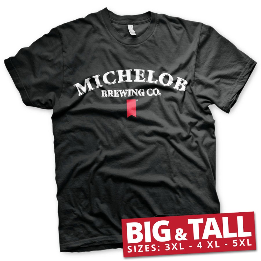 Mann Shirtstore | Michelob Brewing Co. Big & Tall T-Shirt Black