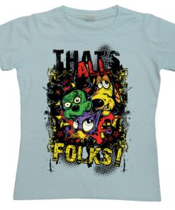 Kvinna Shirtstore | That´S All Folks Girly Tee