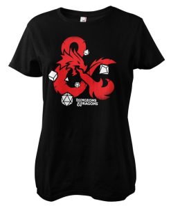 Kvinna Shirtstore | D&D - Dices Girly Tee Black