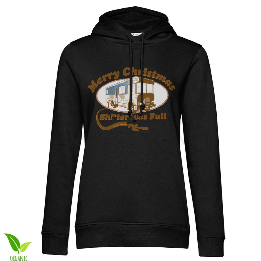 Kvinna Shirtstore | Shitter Was Full Girls Hoodie Black