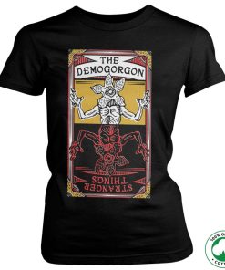 Kvinna Shirtstore | The Demogorgon Organic Girly Tee Black