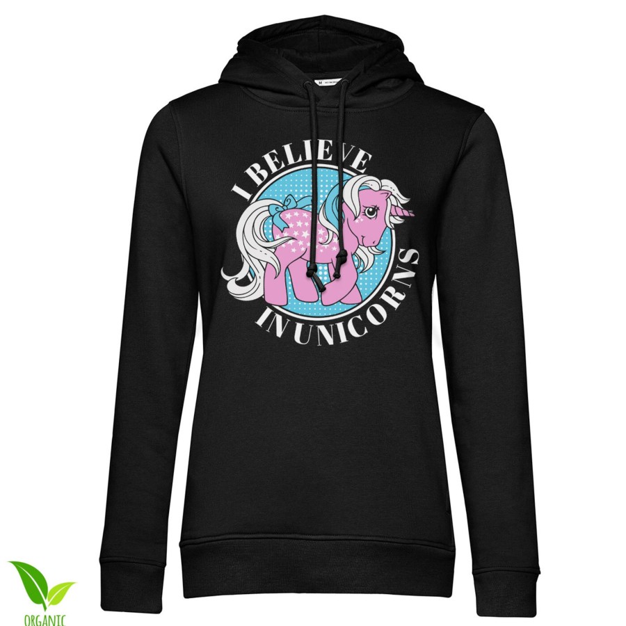 Kvinna Shirtstore | I Believe In Unicorns Girls Hoodie Black
