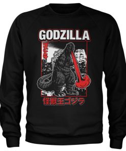Mann Shirtstore | Godzilla - Atomic Breath Sweatshirt Black