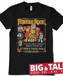 Mann Shirtstore | Fraggle Rock Concert Big & Tall T-Shirt Black