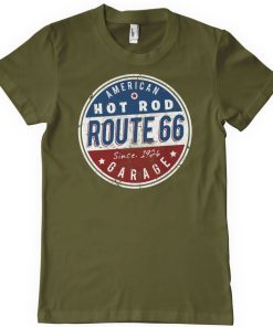 Mann Shirtstore | Route 66 - Hot Rod Garage T-Shirt