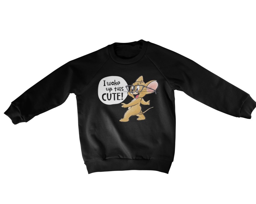 Barn Shirtstore | Jerry - I Woke Up This Cute Kids Sweatshirt