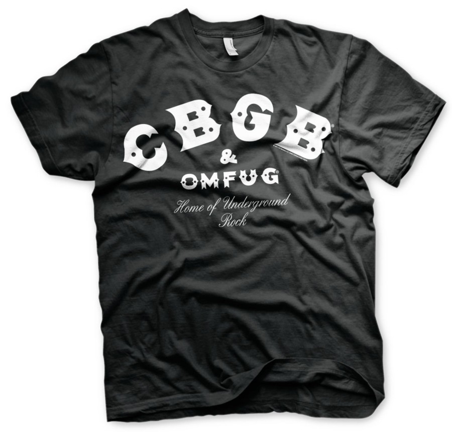 Mann Shirtstore | Cbgb & Omfug Logo T-Shirt Black