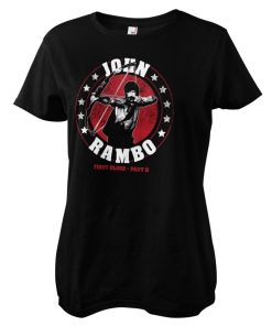 Kvinna Shirtstore | John Rambo Bow Girly Tee Black