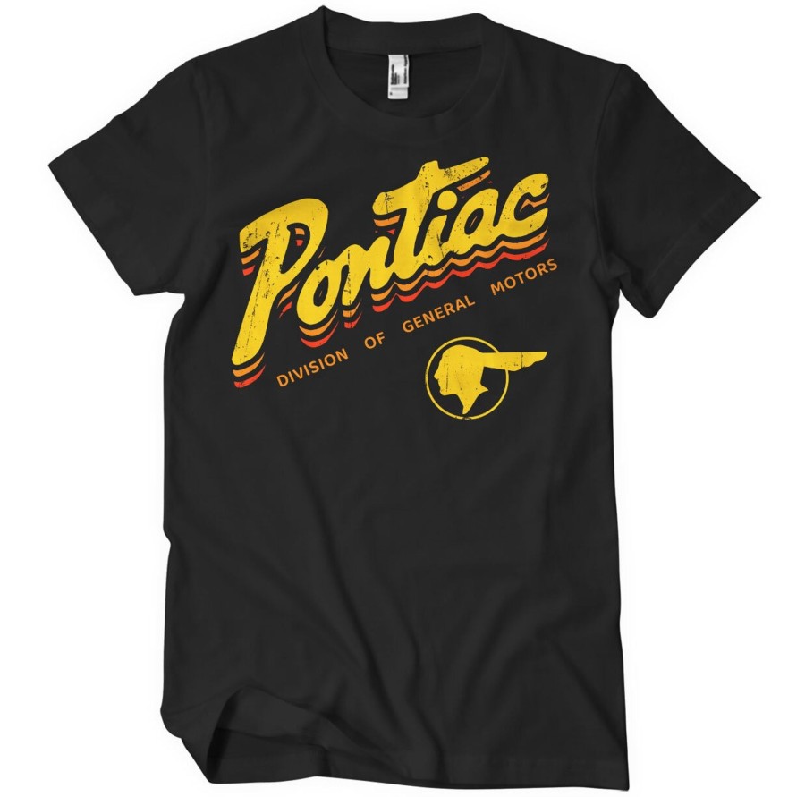 Mann Shirtstore | Pontiac Division Of General Motors T-Shirt Black