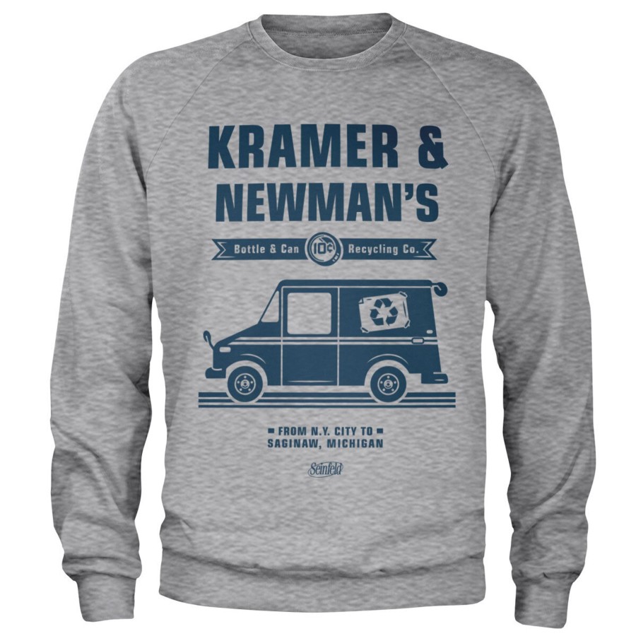 Mann Shirtstore | Kramer & Newman'S Recycling Co Sweatshirt Heathergrey