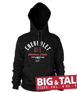 Mann Shirtstore | Chevrolet - American Classic Big & Tall Hoodie Black