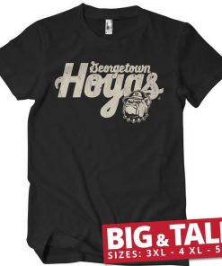Mann Shirtstore | Washed Hoyas Big & Tall T-Shirt Black