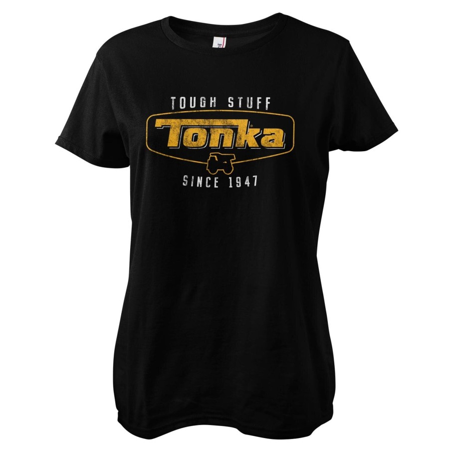 Kvinna Shirtstore | Tonka Tough Stuff Washed Girly Tee Black