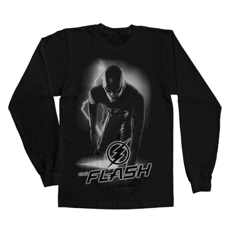 Mann Shirtstore | The Flash Ready Long Sleeve T-Shirt Black