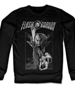 Mann Shirtstore | Flash Gordon Vintage Poster Sweatshirt Black