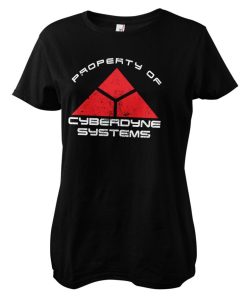 Kvinna Shirtstore | Cyberdyne Systems Girly Tee Black