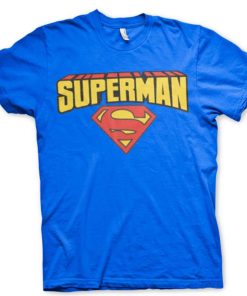 Mann Shirtstore | Superman Blockletter Logo T-Shirt