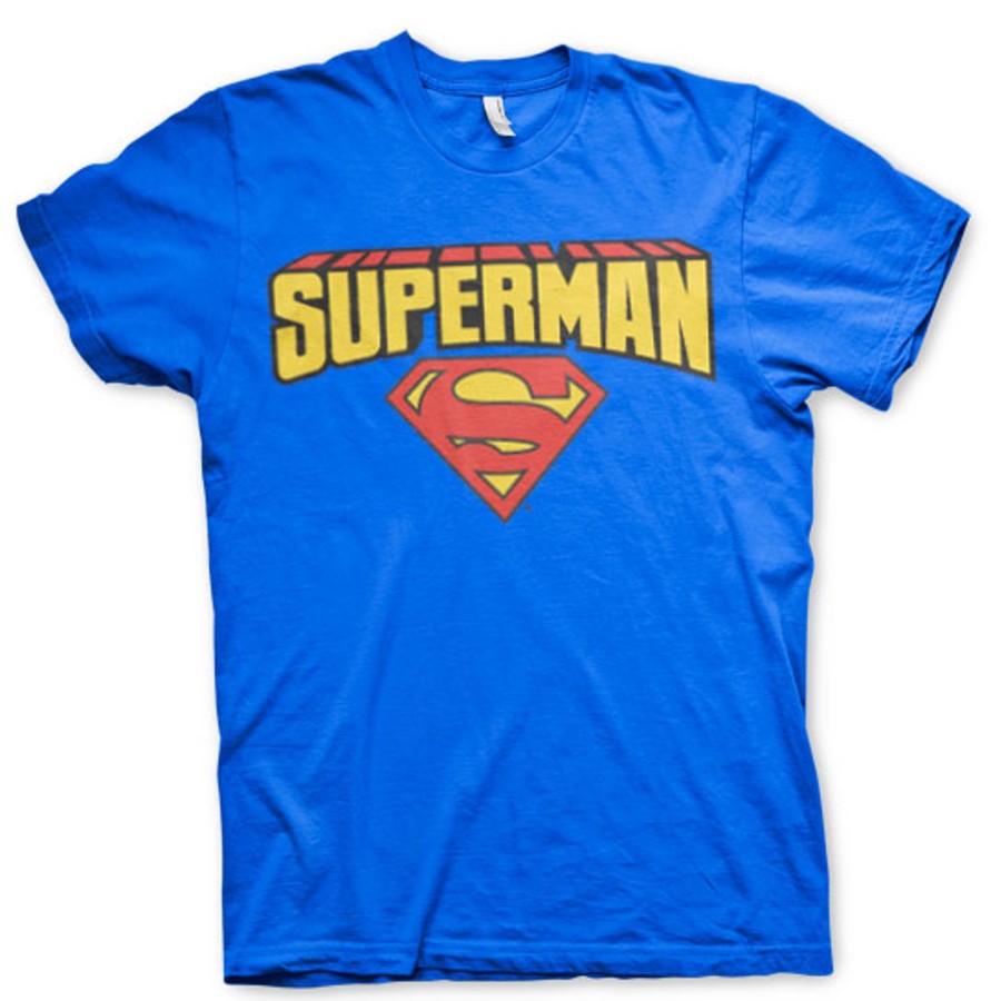 Mann Shirtstore | Superman Blockletter Logo T-Shirt