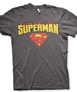 Mann Shirtstore | Superman Blockletter Logo T-Shirt