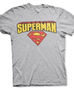 Mann Shirtstore | Superman Blockletter Logo T-Shirt