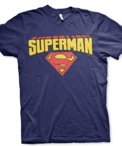 Mann Shirtstore | Superman Blockletter Logo T-Shirt