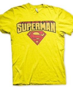Mann Shirtstore | Superman Blockletter Logo T-Shirt