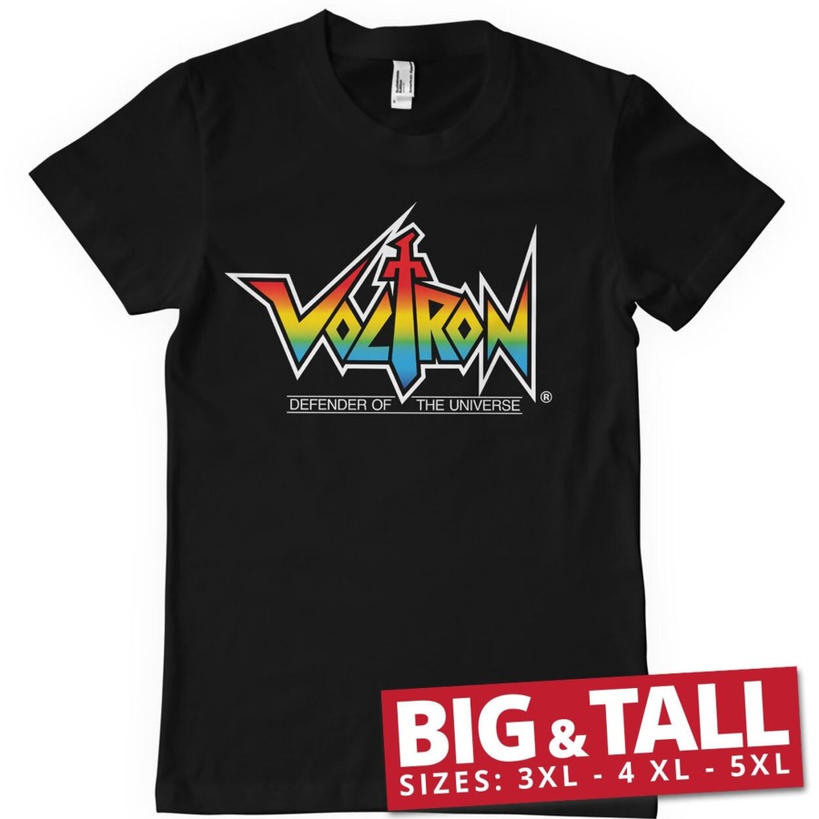 Mann Shirtstore | Voltron Logo Big & Tall T-Shirt Black