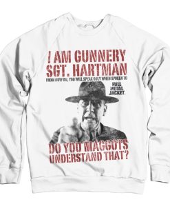 Mann Shirtstore | Full Metal Jacket - Sgt. Hartman Sweatshirt White