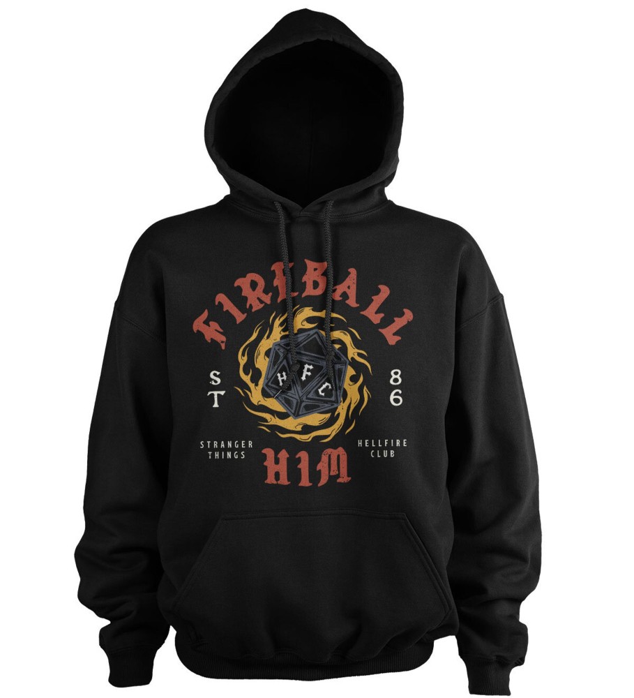 Mann Shirtstore | Fireball Him Hoodie Black