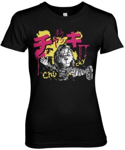 Kvinna Shirtstore | Chucky Graffiti Girly Tee Black