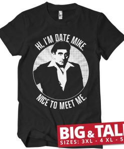 Mann Shirtstore | Date Mike Big & Tall T-Shirt Black