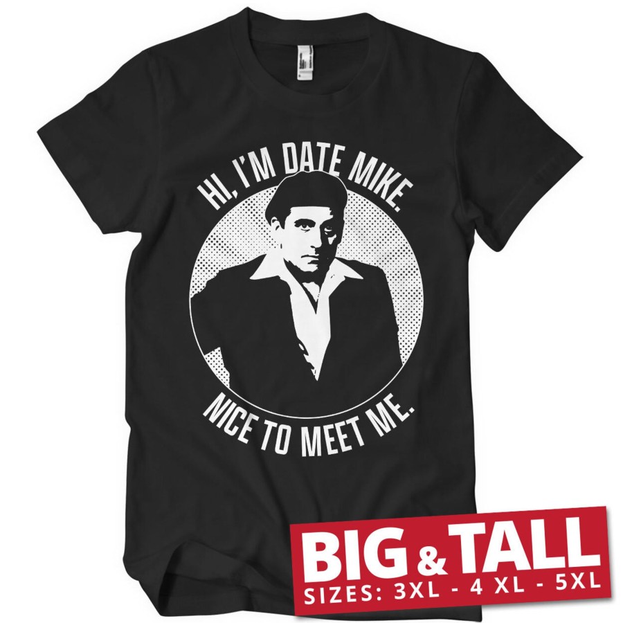 Mann Shirtstore | Date Mike Big & Tall T-Shirt Black