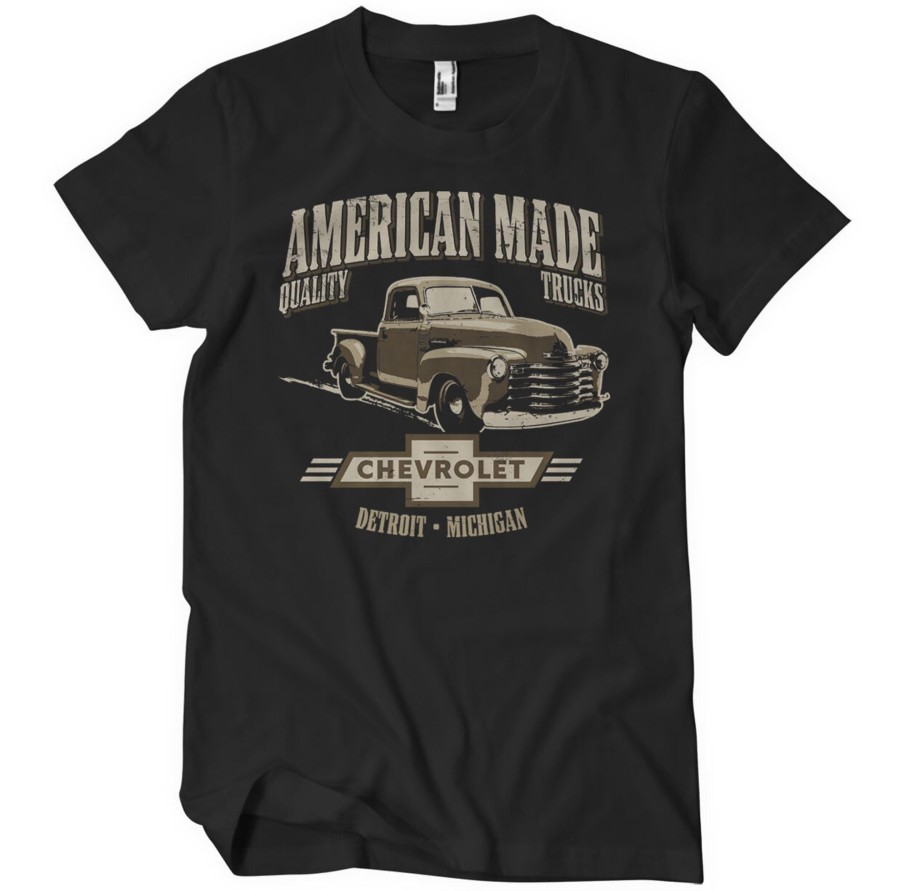 Mann Shirtstore | American Made Quality Trucks T-Shirt Black