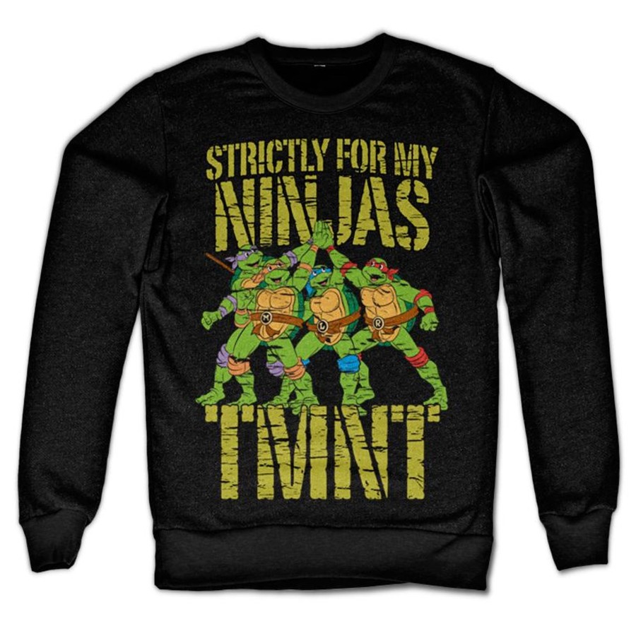 Mann Shirtstore | Tmnt - Strictly For My Ninjas Sweatshirt Black