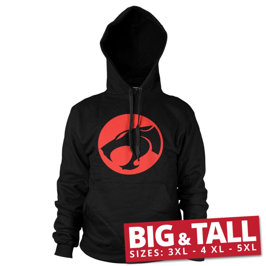Mann Shirtstore | Thundercats Logo Big & Tall Hoodie Black