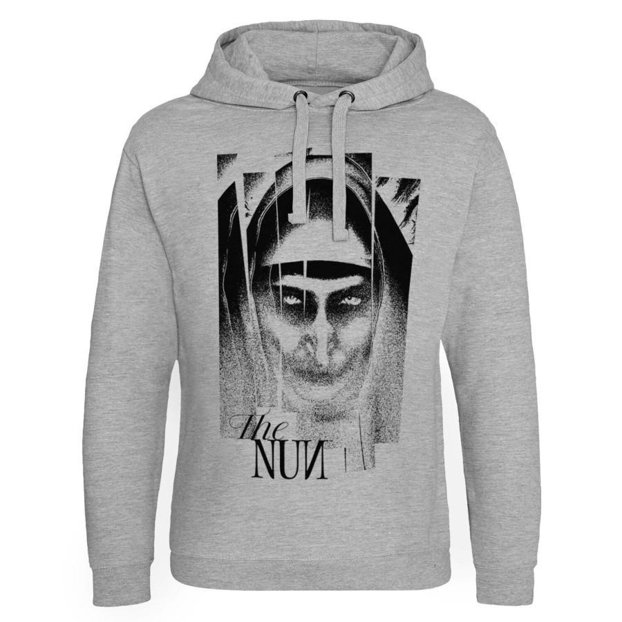 Mann Shirtstore | The Nun Art Epic Hoodie Heathergrey