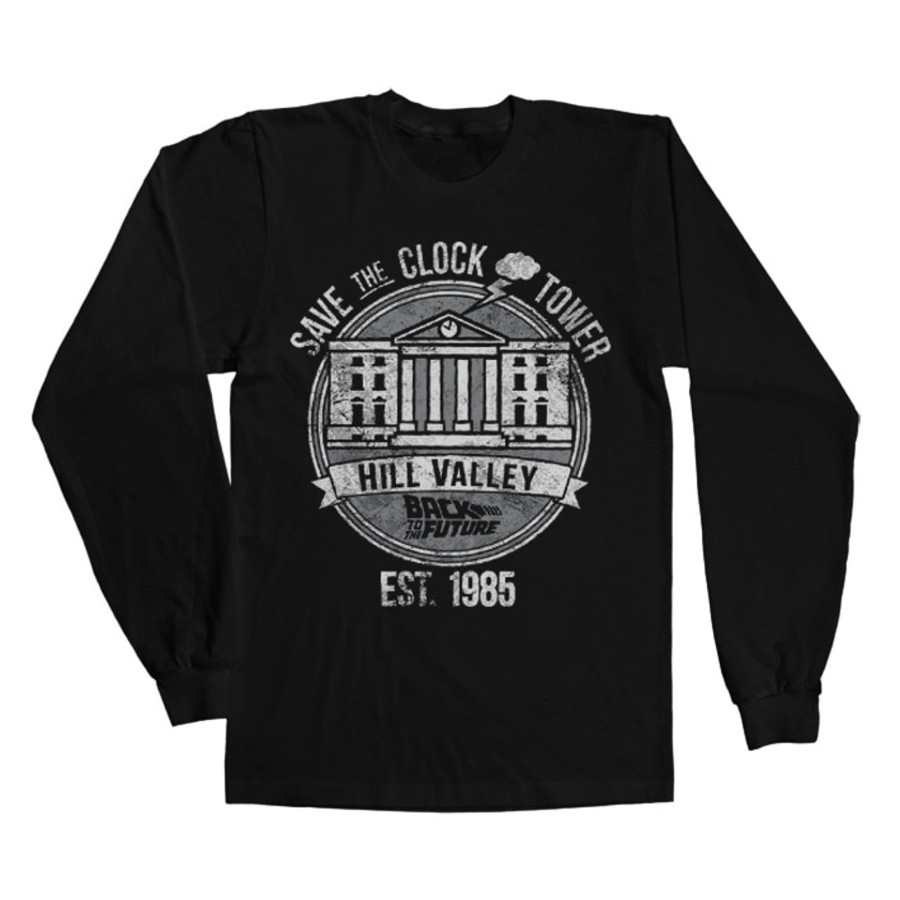 Mann Shirtstore | Save The Clock Tower Long Sleeve Tee Black