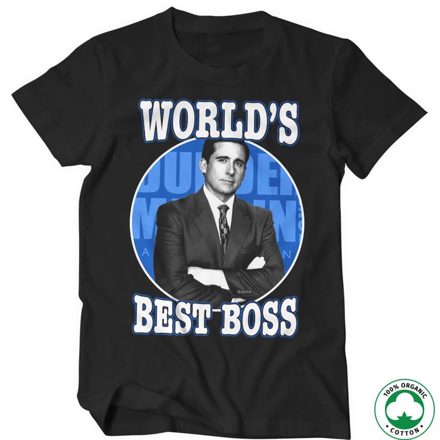Mann Shirtstore | World'S Best Boss Organic T-Shirt Black