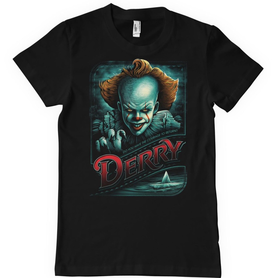 Mann Shirtstore | It - Pennywise In Derry T-Shirt Black