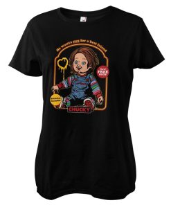 Kvinna Shirtstore | Chucky Toy Box Girly Tee Black