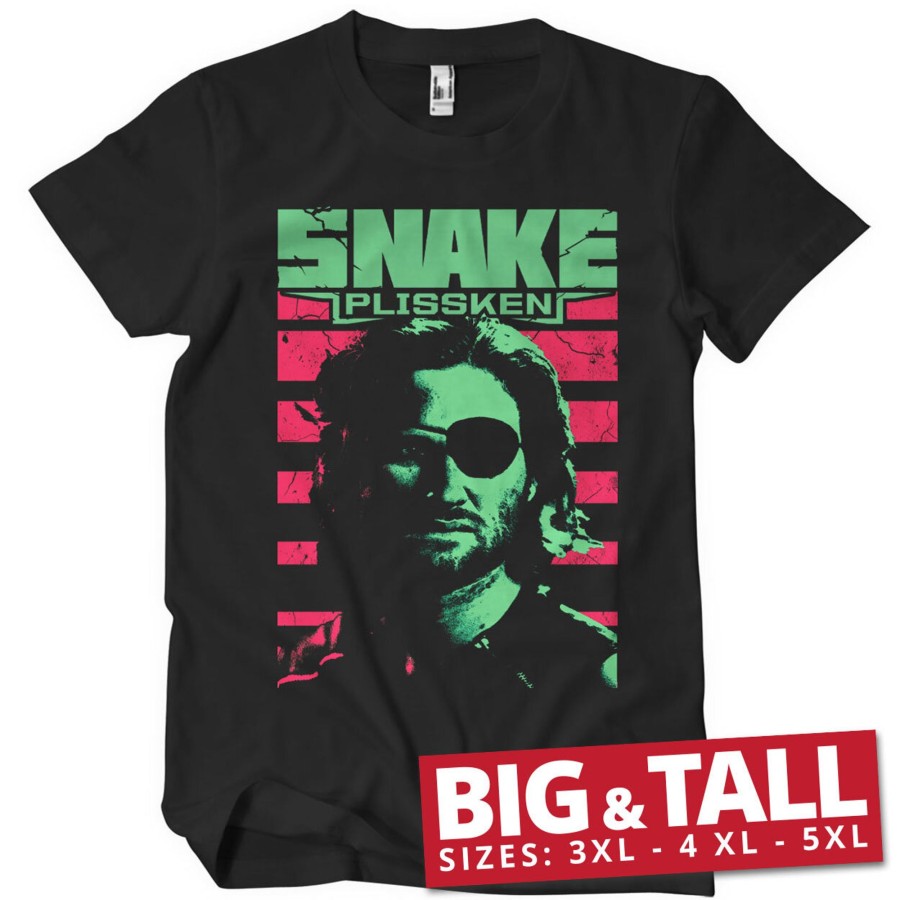 Mann Shirtstore | Snake Plissken Big & Tall T-Shirt Black