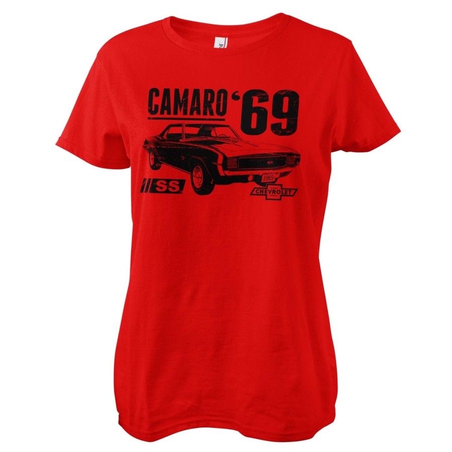 Kvinna Shirtstore | Camaro Ss 1969 Girly Tee