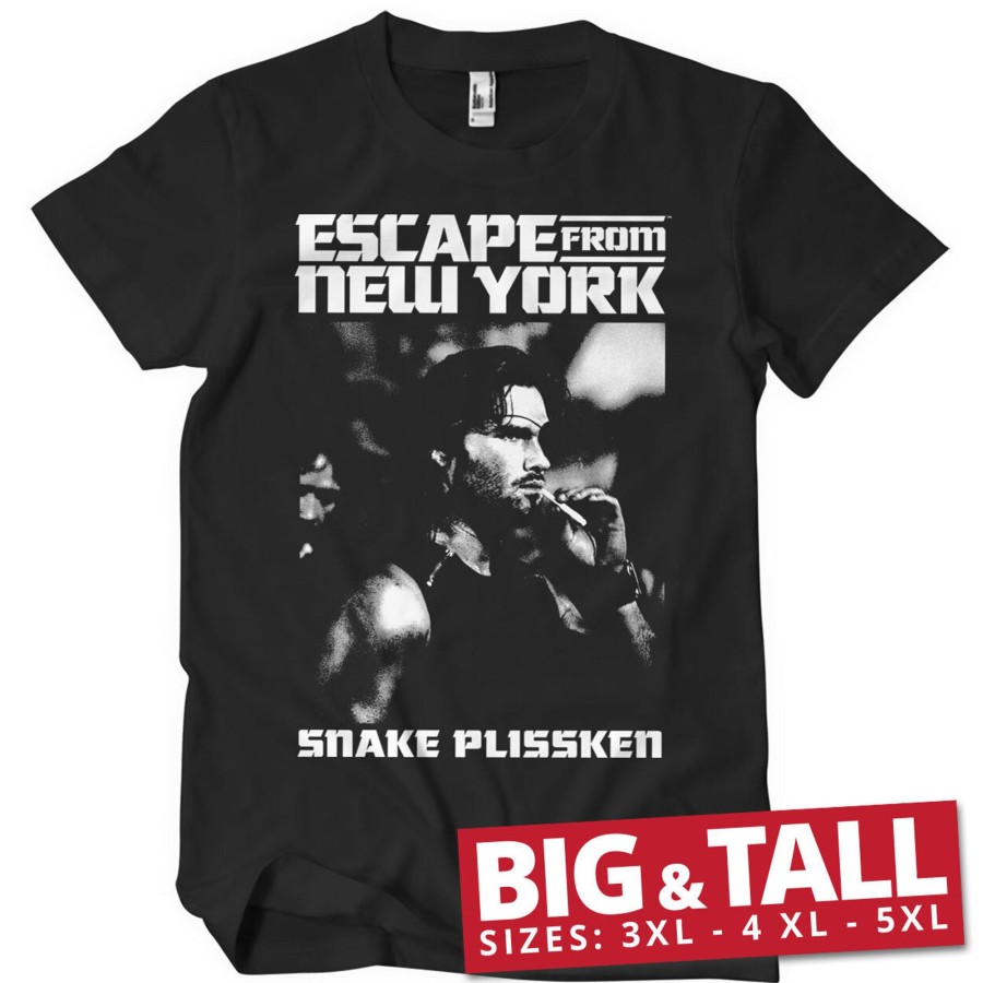 Mann Shirtstore | Smoking Snake Big & Tall T-Shirt Black