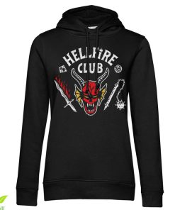 Kvinna Shirtstore | Hellfire Club Girls Hoodie Black