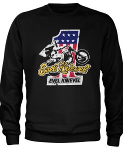 Mann Shirtstore | Evel Knievel No. 1 Sweatshirt Black