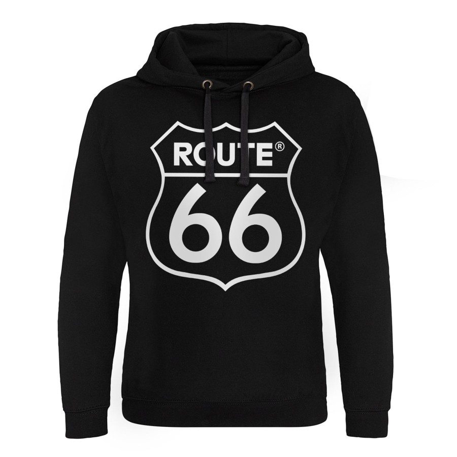 Mann Shirtstore | Route 66 Logo Epic Hoodie Black